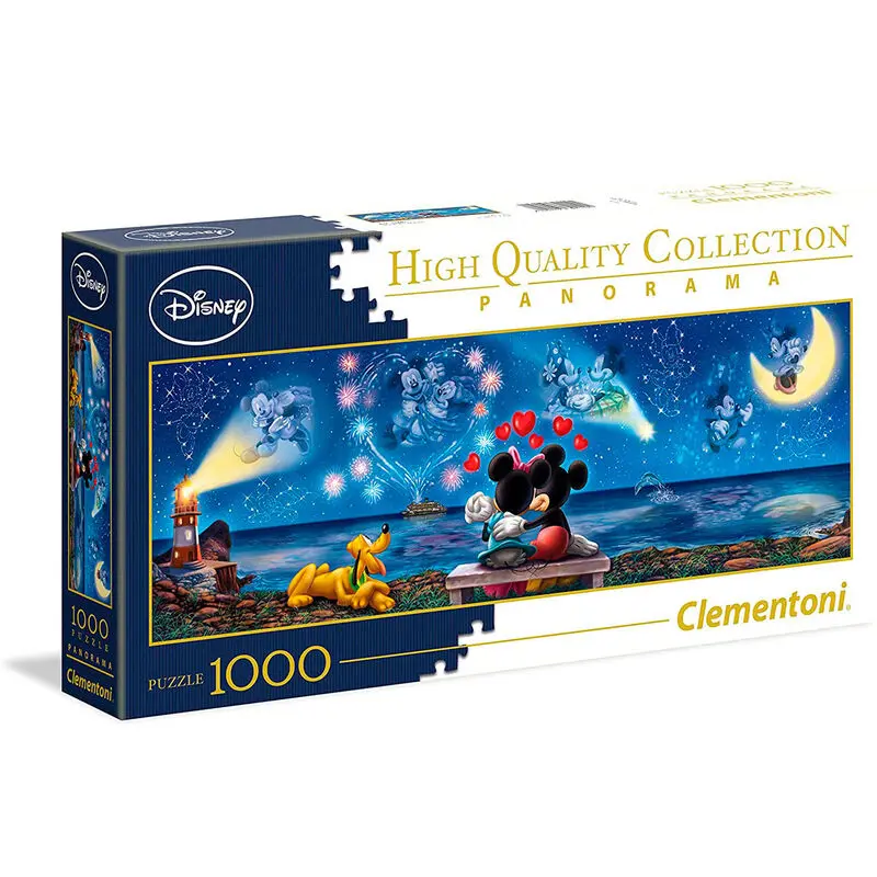 Disney Panorama Jigsaw Puzzle Mickey & Minnie (1000 pieces) termékfotó