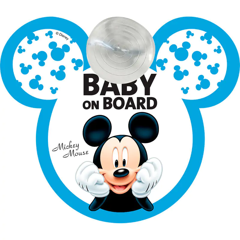 Disney Mickey baby on board Signal car product photo