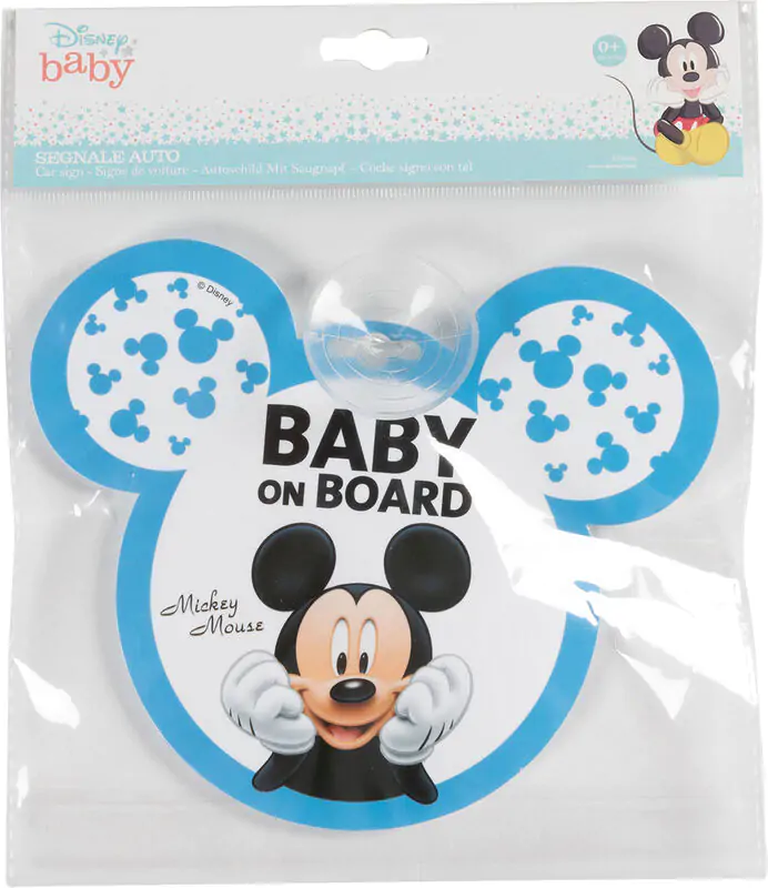 Disney Mickey baby on board Signal car product photo