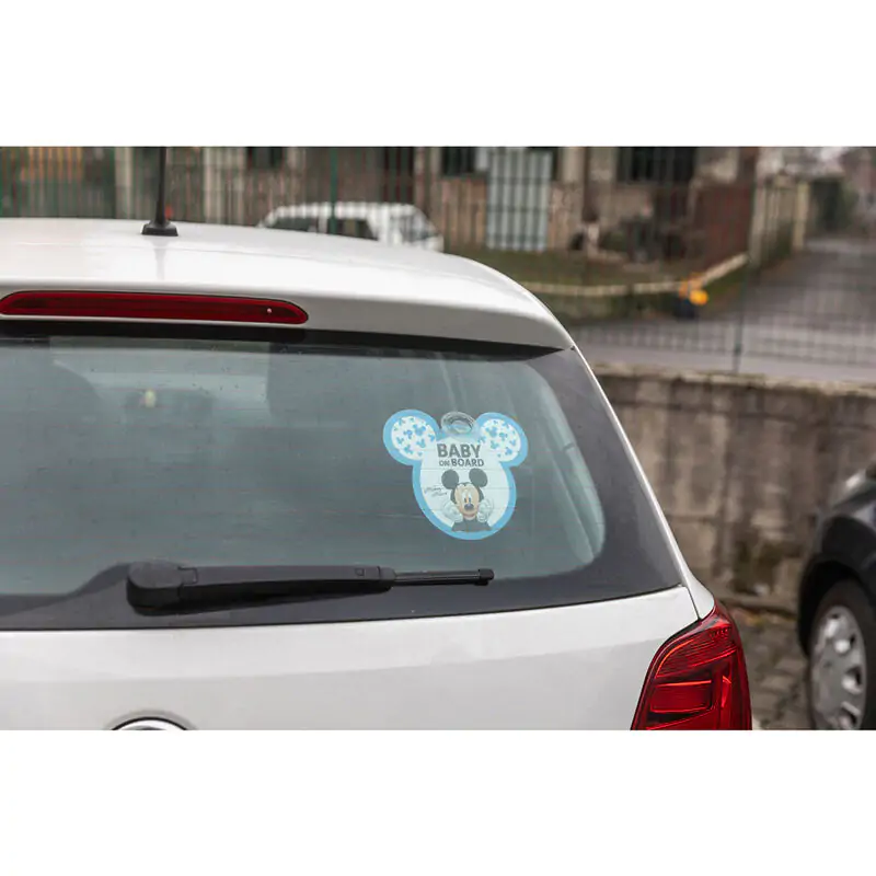 Disney Mickey baby on board Signal car product photo