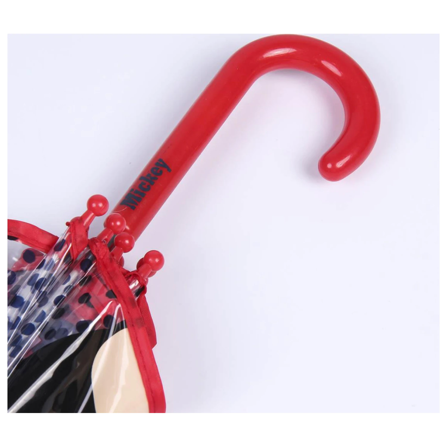 Disney Mickey Blue Dots Kids Clear Umbrella product photo
