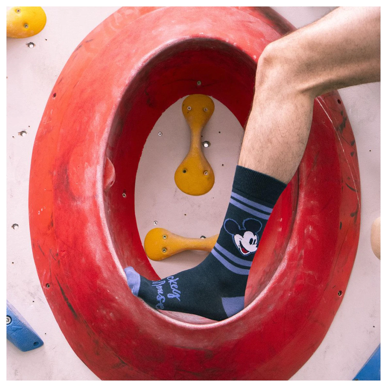 Disney Mickey Blue Men's Long Socks 38/45 product photo