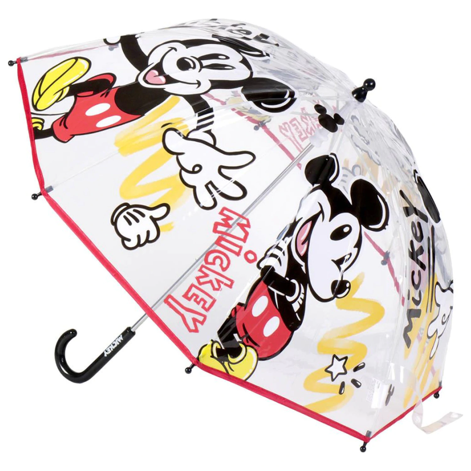 Disney Mickey Cartoon Kids Transparent Umbrella product photo