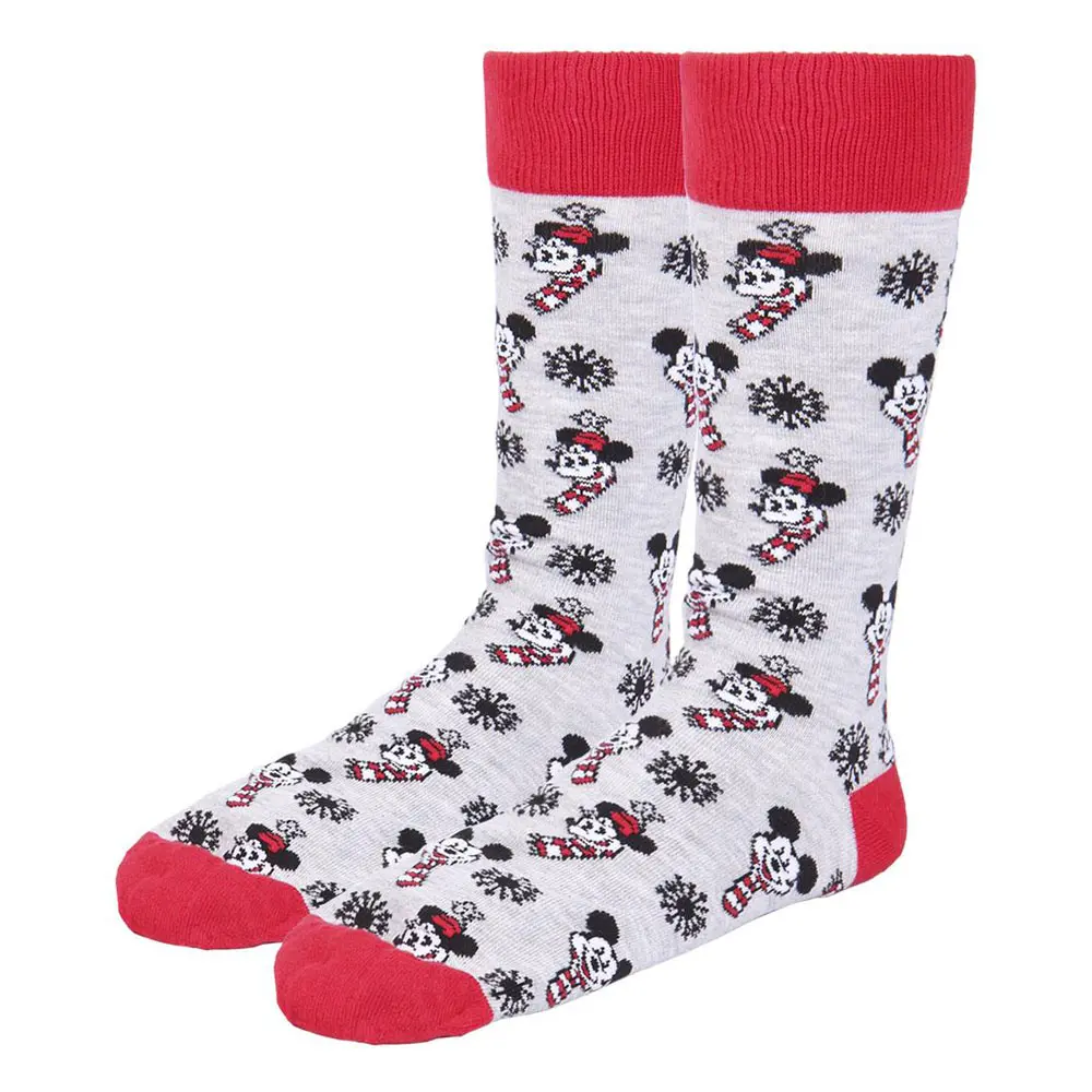 Disney Socks 3-Pack Mickey Christmas Collection 36-41 product photo
