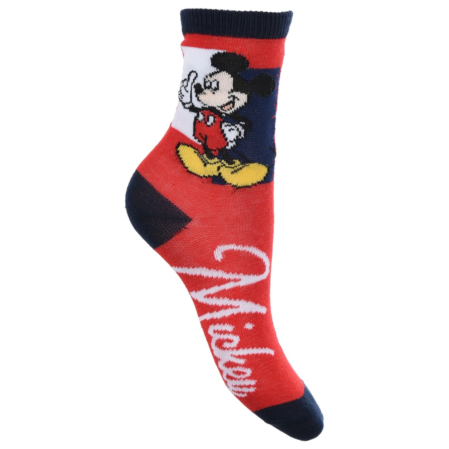 Disney Mickey Cozy Toes Kids' Socks 31/34 product photo