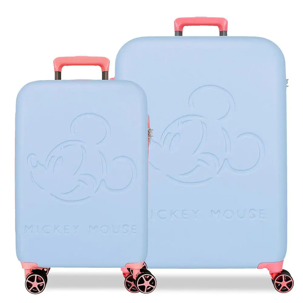 Disney Mickey Crazy Trip ABS pack 2 trolley suitcases product photo