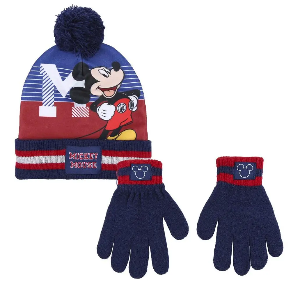 Disney Mickey set hat gloves product photo