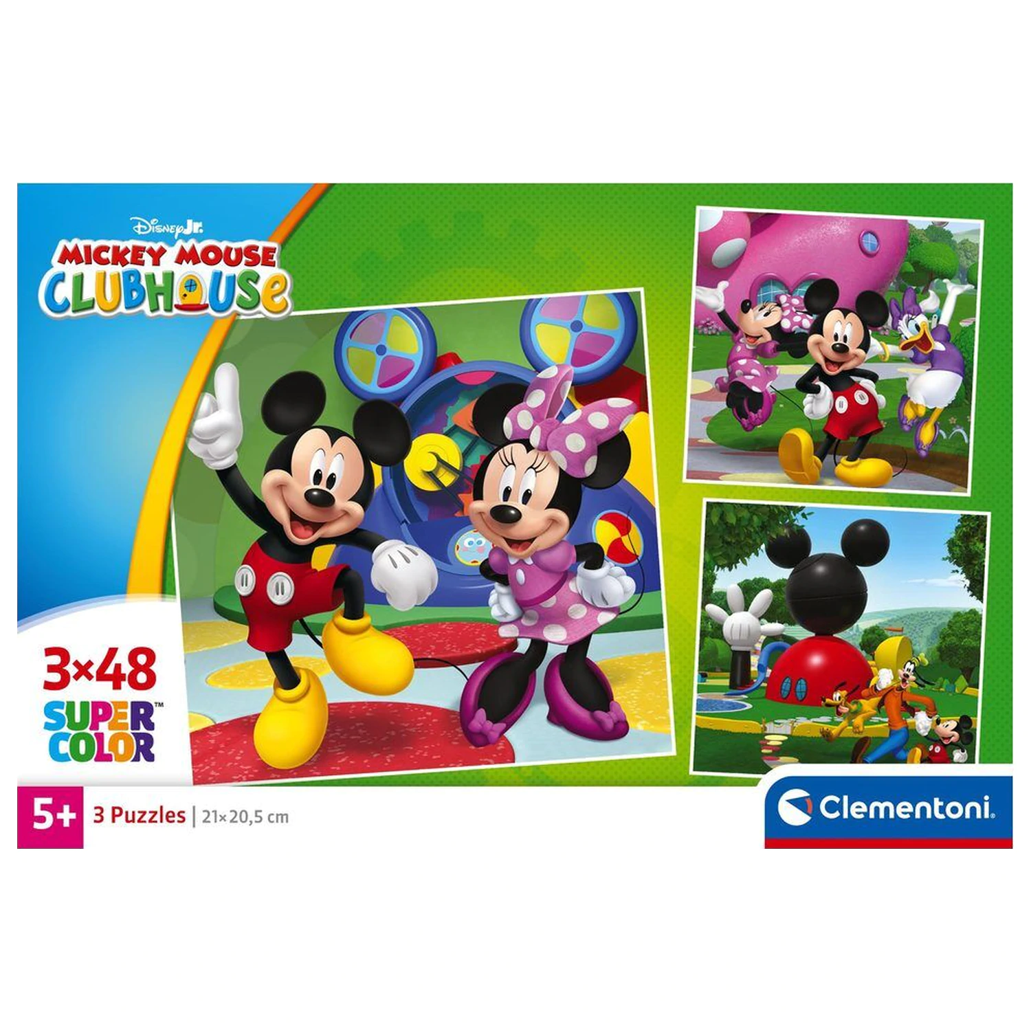 Disney Mickey Mouse Club House puzzle 3x48pcs product photo
