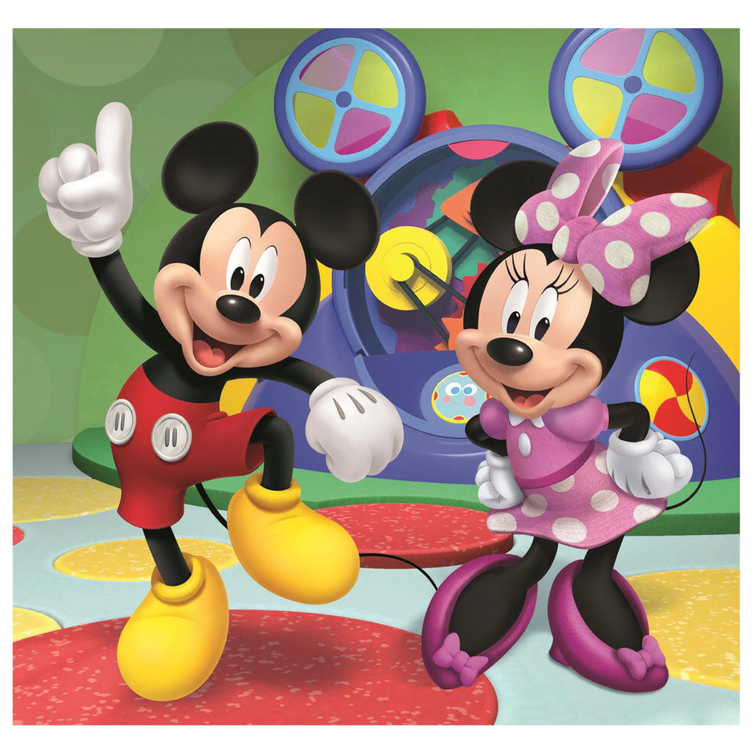 Disney Mickey Mouse Club House puzzle 3x48pcs product photo