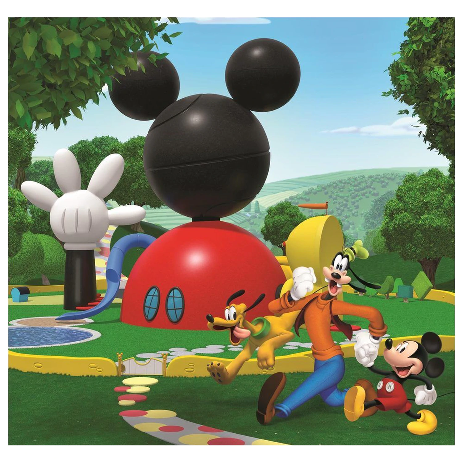Disney Mickey Mouse Club House puzzle 3x48pcs product photo