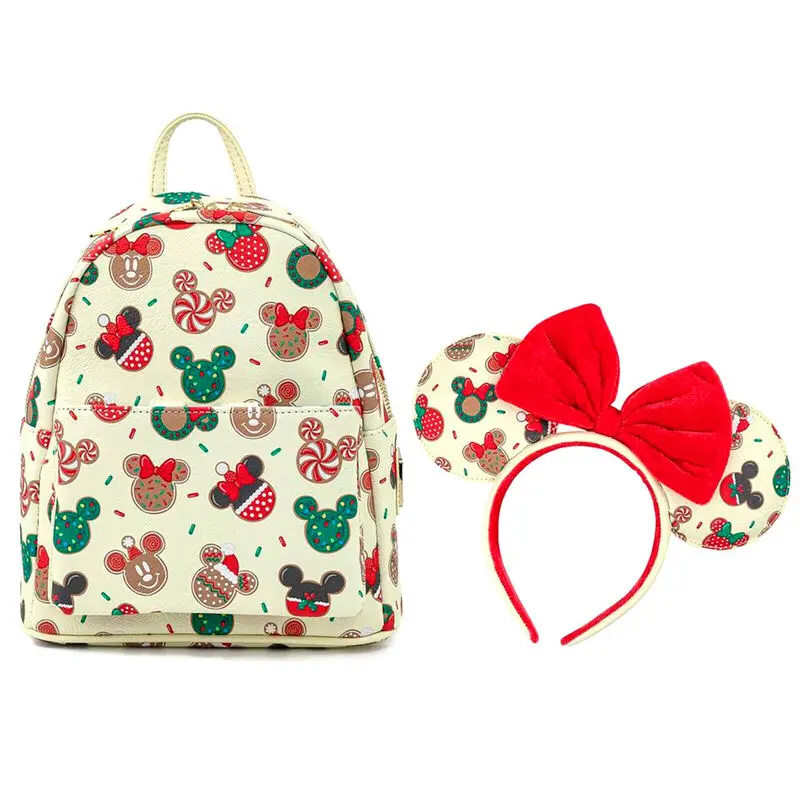 Loungefly Disney Mickey and Minnie Cookie headband + backpack 27cm product photo