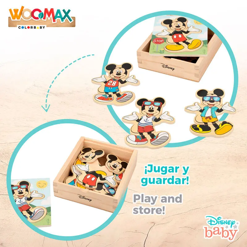 Disney Mickey wooden puzzle product photo