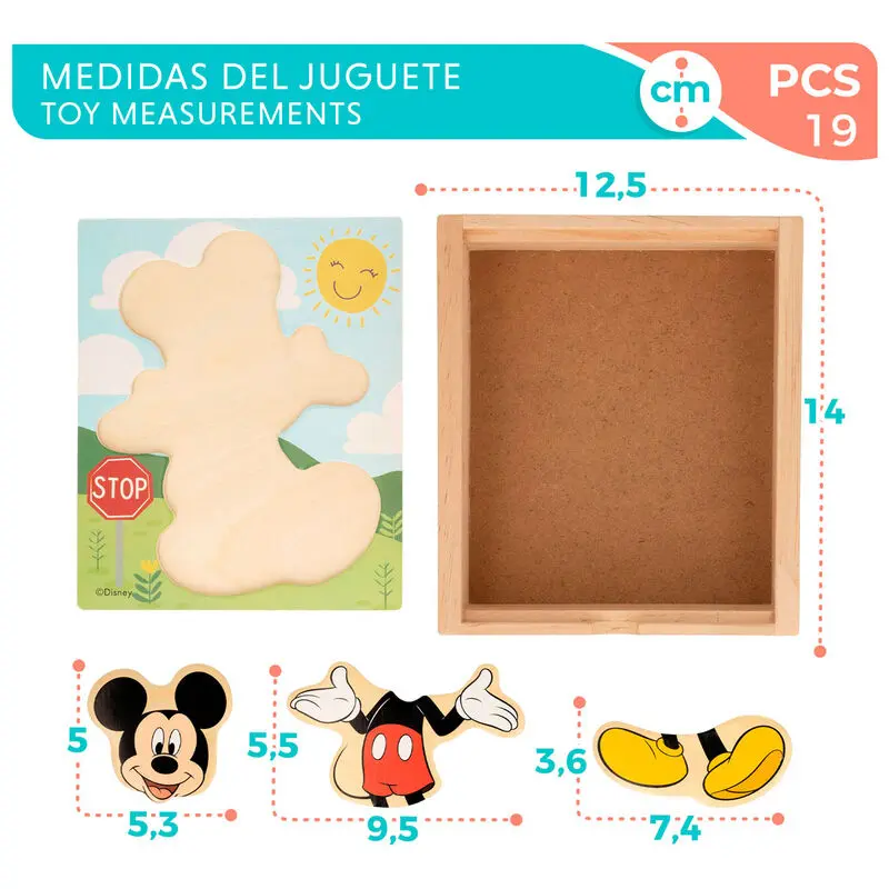 Disney Mickey wooden puzzle product photo