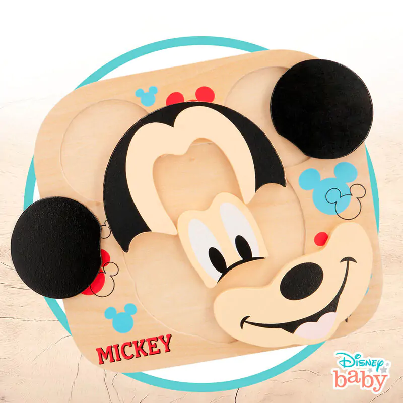 Disney Mickey wood puzzle product photo