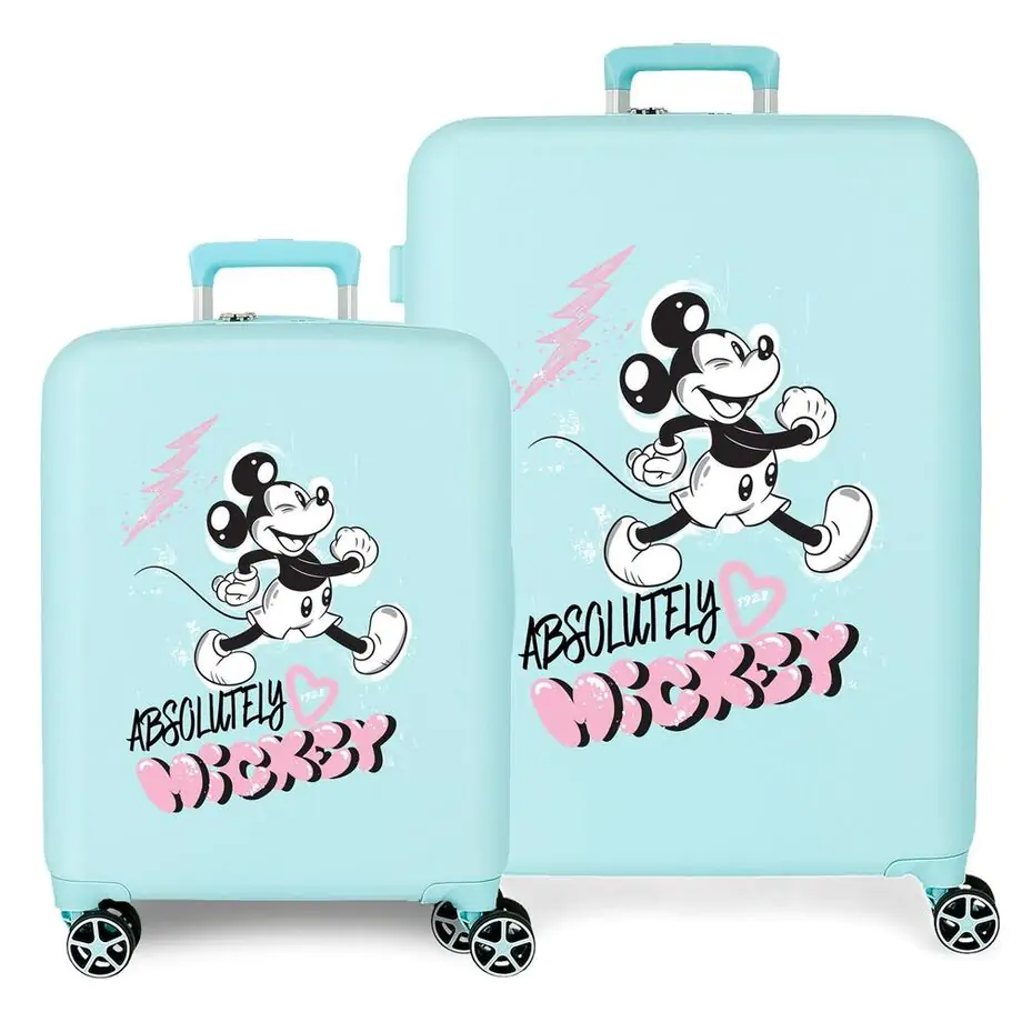 Disney Mickey Friendly ABS pack 2 trolley suitcases product photo