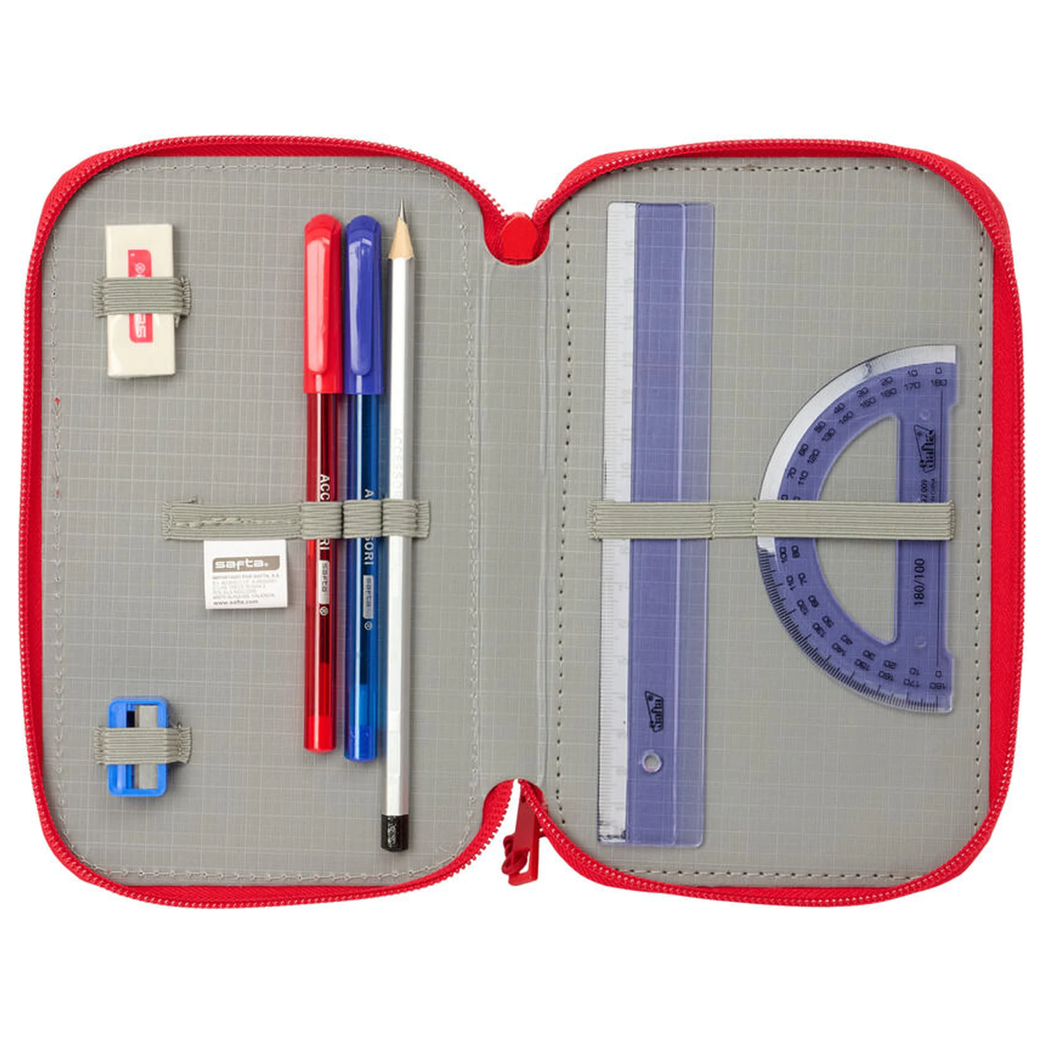 Disney Mickey & Friends Racing triple pencil case 37pcs product photo