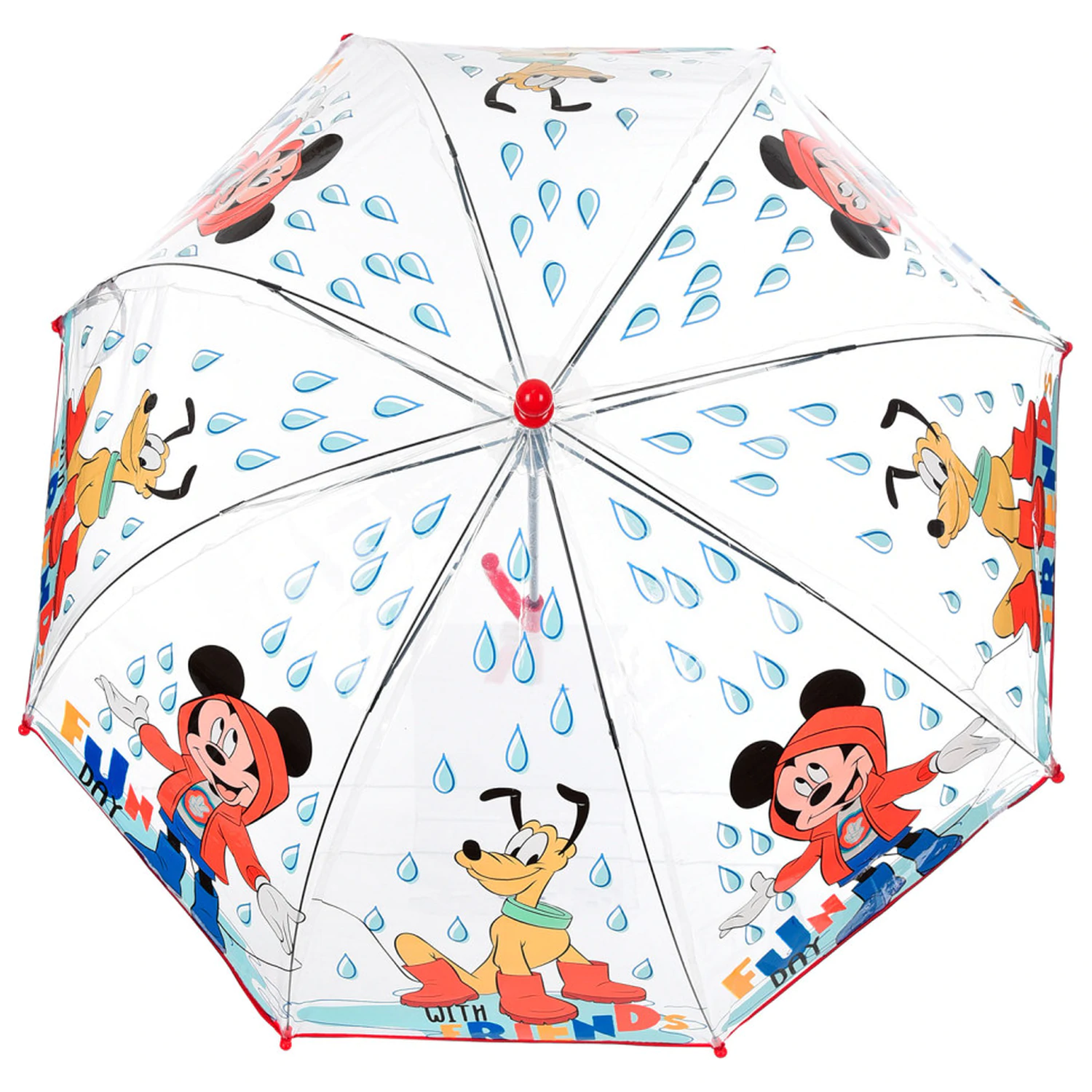 Disney Mickey Fun Day kids transparent umbrella product photo