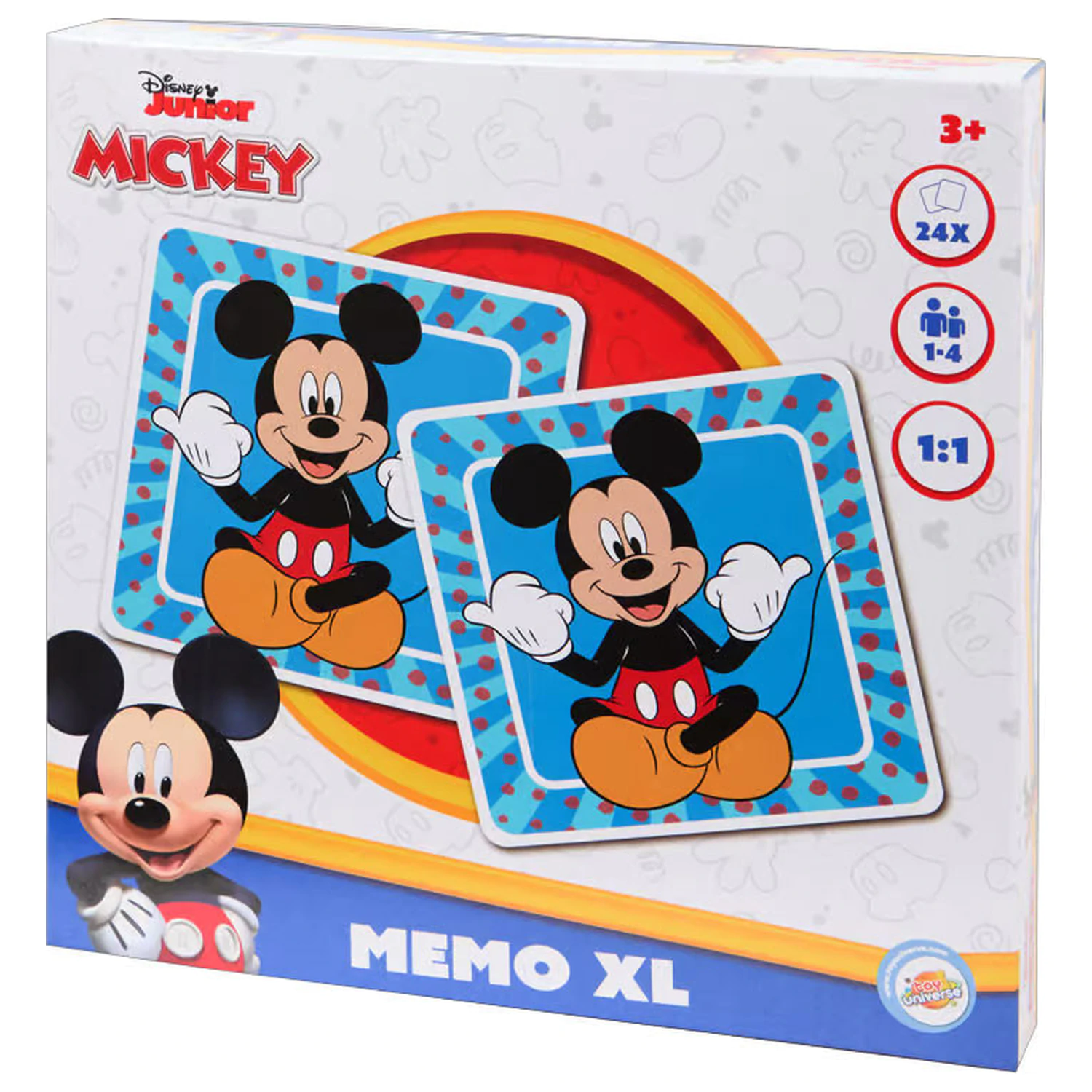 Disney Mickey Fun Memory Game XL 24 Pieces product photo
