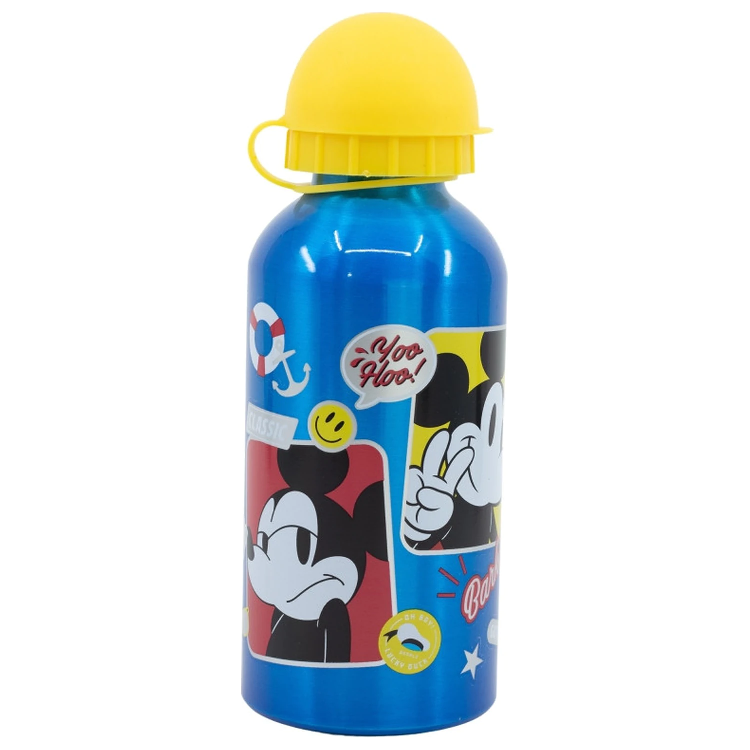 Disney Mickey Fun-Tastic aluminum water bottle with drinking cap 400 ml product photo
