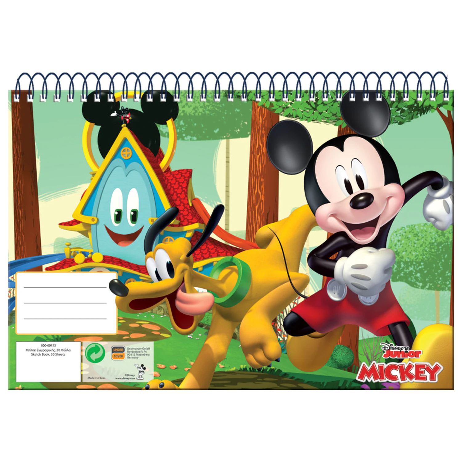 Disney Mickey Fun Times A4 Spiral Sketchbook, 30 sheets product photo