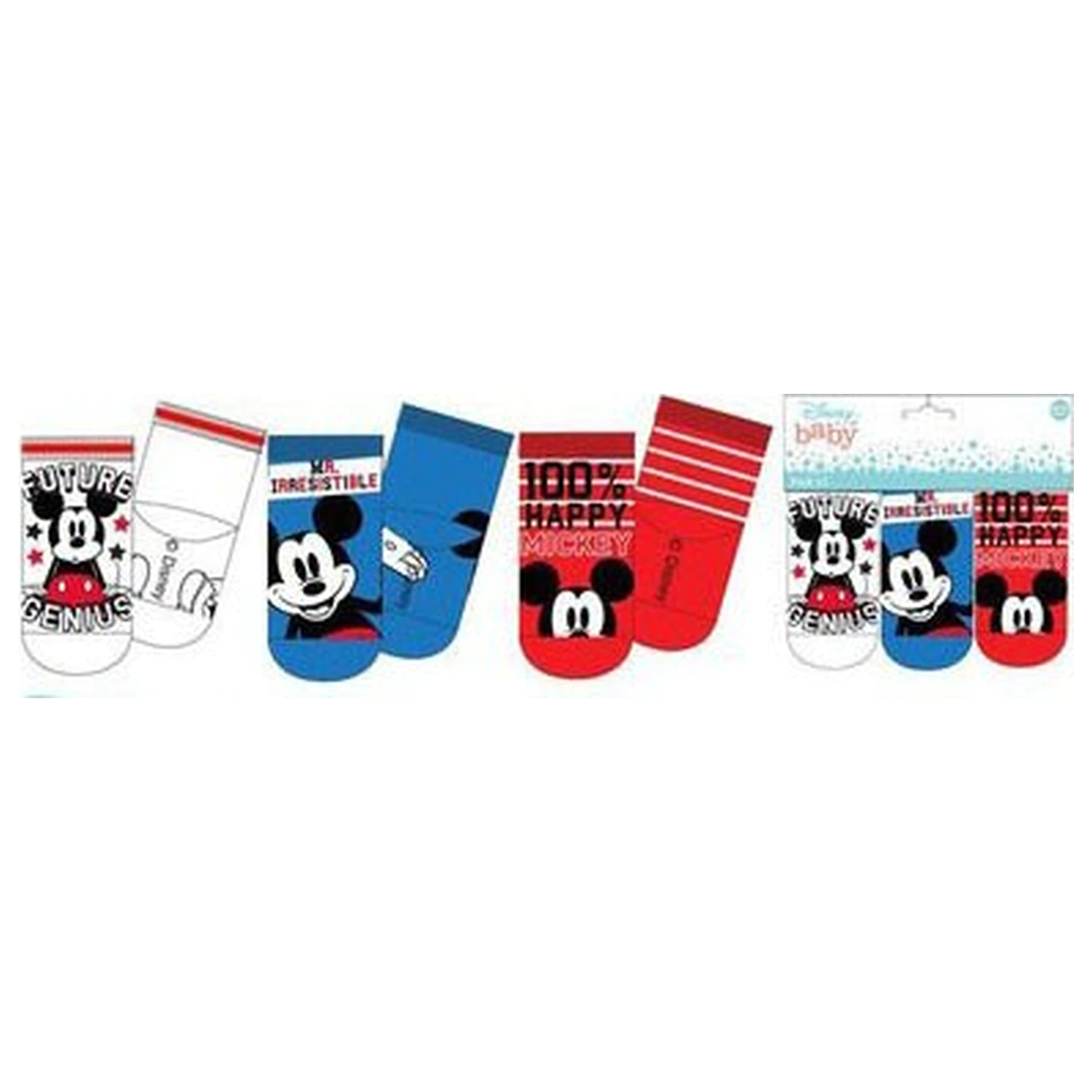 Disney Mickey Genius Baby Socks 0/6 months product photo