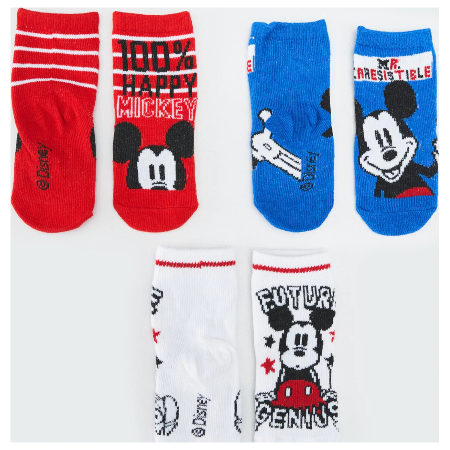 Disney Mickey Genius baby socks 6/12 months product photo