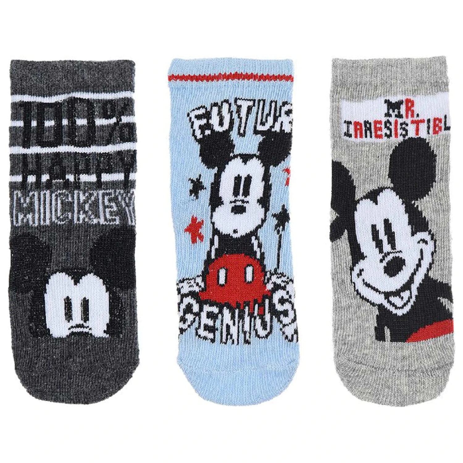 Disney Mickey Genius Blue baby socks 6-12 months product photo