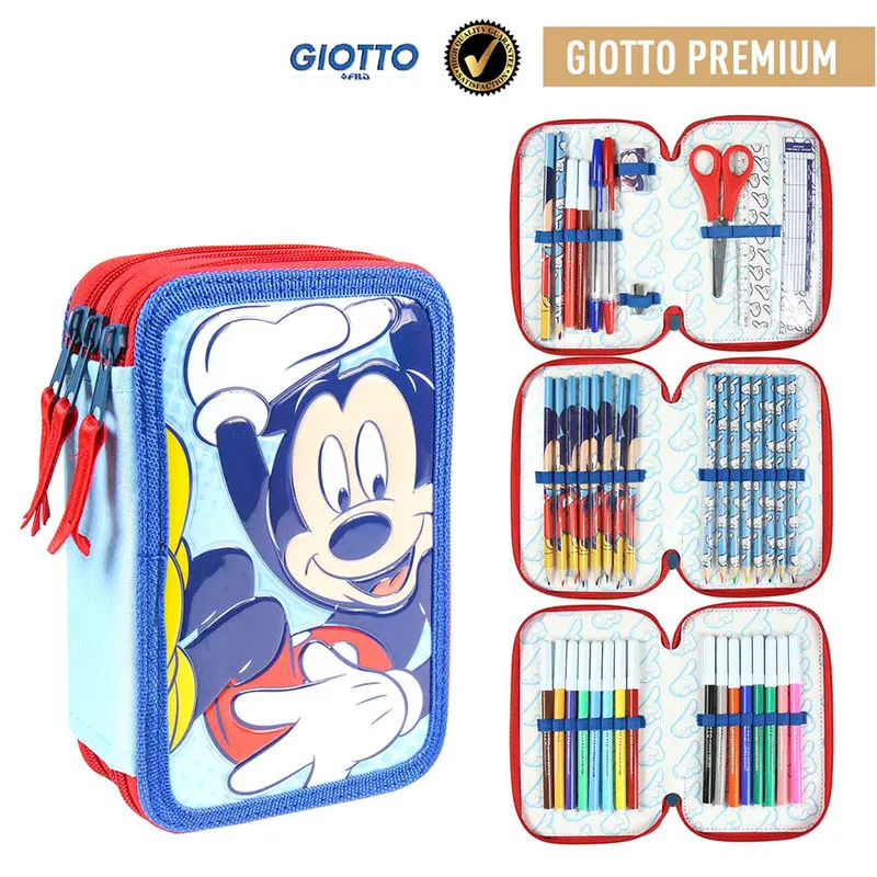 Disney Mickey Giotto triple pencil case termékfotó