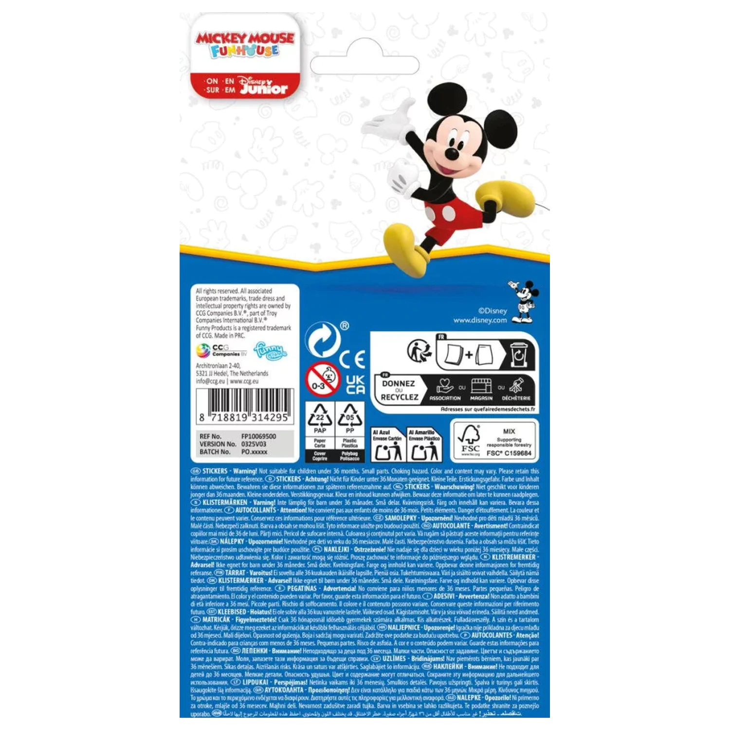 Disney Mickey Go For It sticker product photo