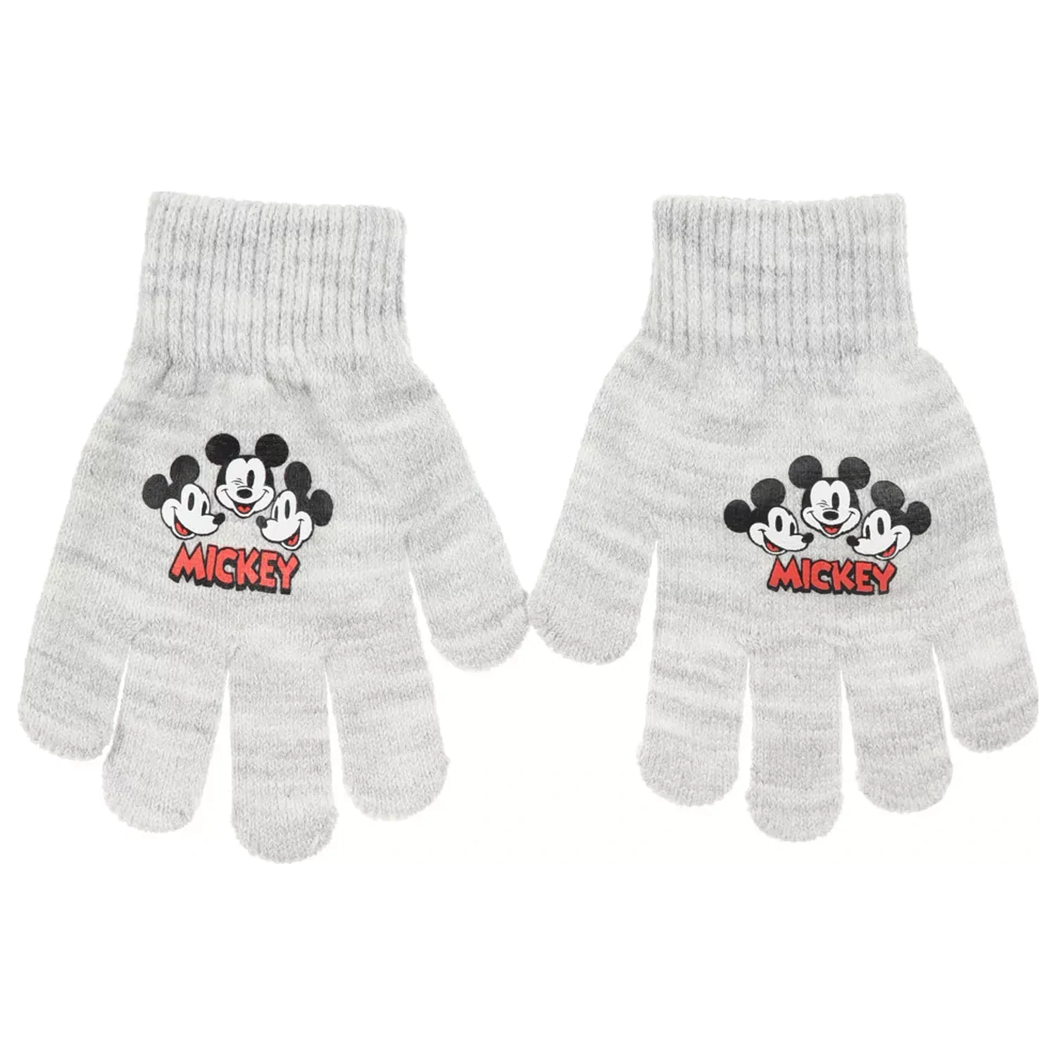 Disney Mickey Grey Trio Kids Gloves product photo