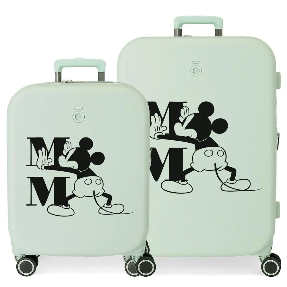 Disney Mickey Happiness ABS pack 2 trolley suitcases product photo