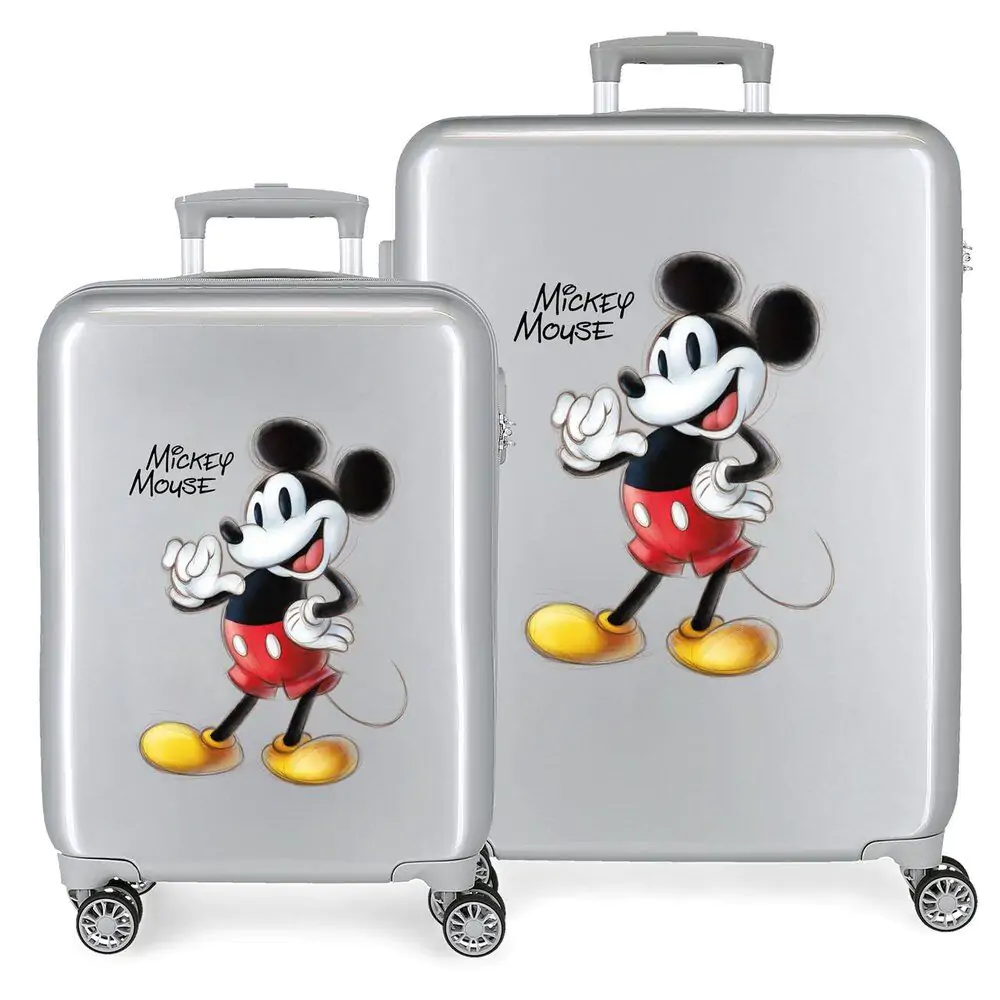 Disney Mickey Joyful ABS pack 2 trolley suitcases product photo