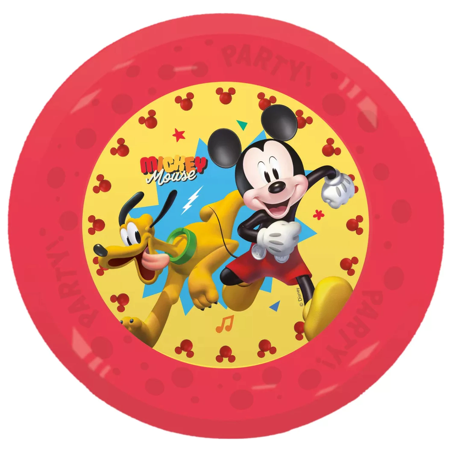 Disney Mickey Jump Into Fun micro premium plastic flat plate 4-piece set 21 cm product photo