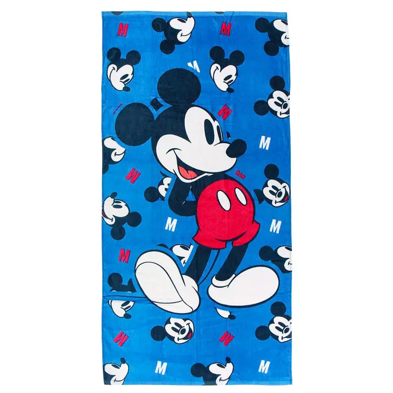 Disney Mickey Blue cotton beach towel product photo