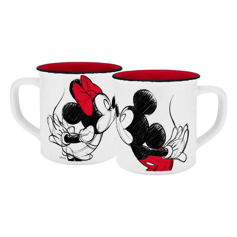 Disney Mug Mickey Kiss Sketch Red termékfotó