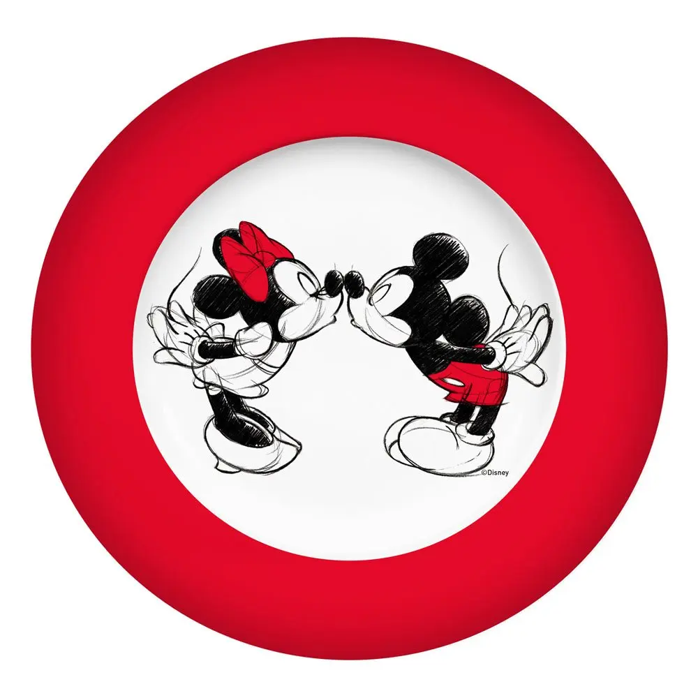 Disney Plate Mickey Kiss Sketch product photo