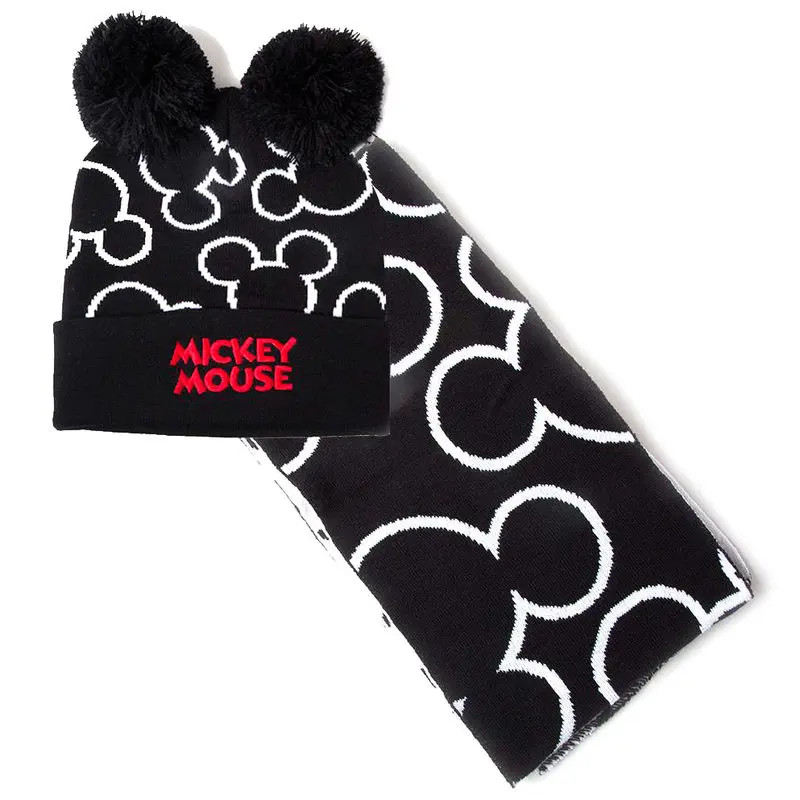 Disney Mickey Beanie and Scarf set product photo