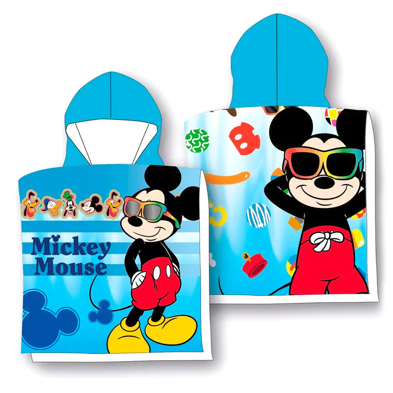 Disney Mickey microfibre poncho towel product photo