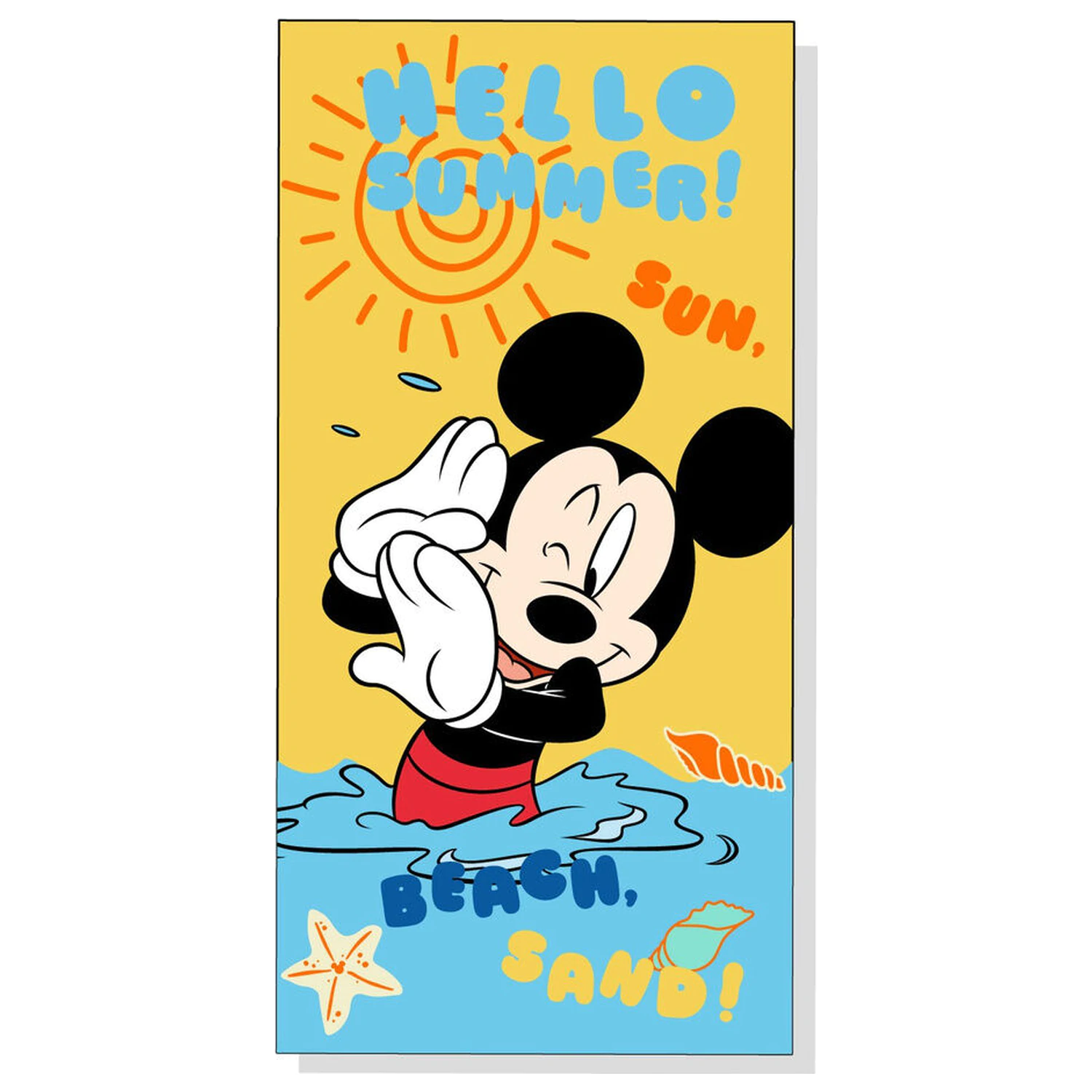 Disney Mickey microfibre beach towel product photo