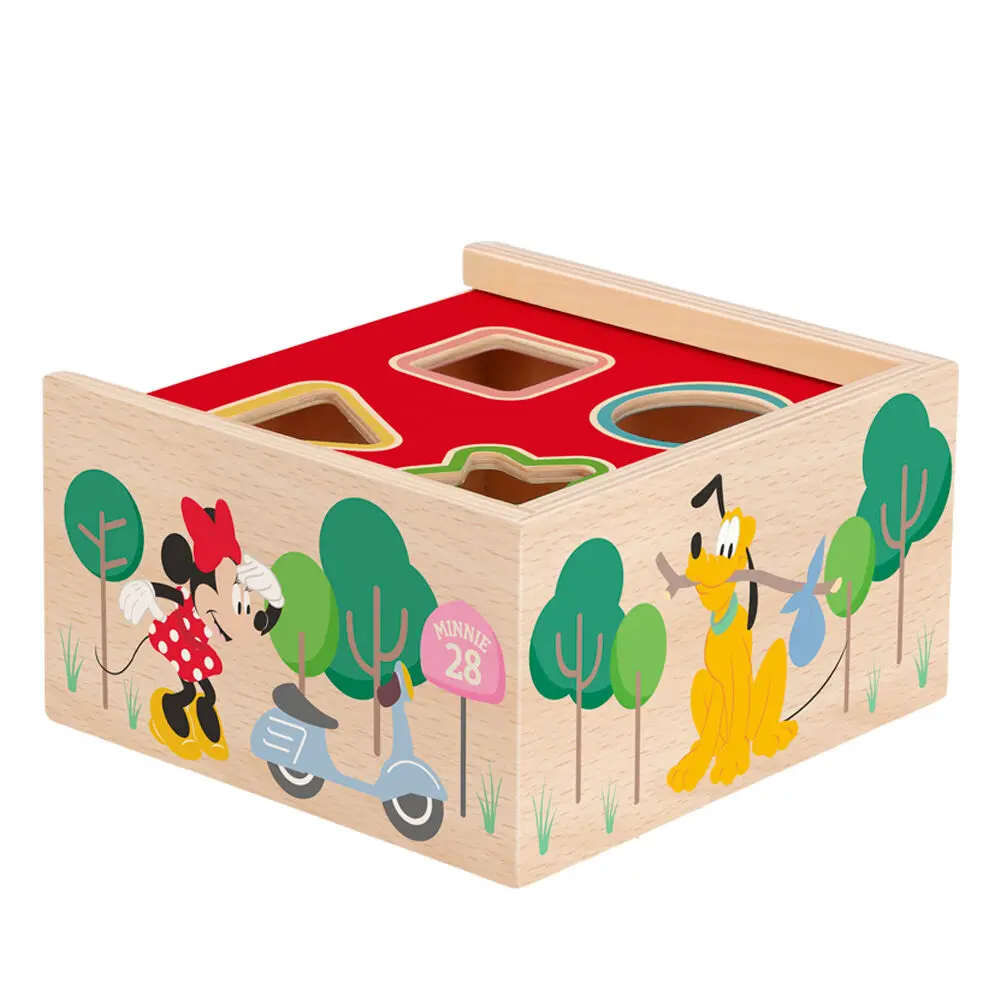 Disney Mickey Minnie wooden cube forms product photo