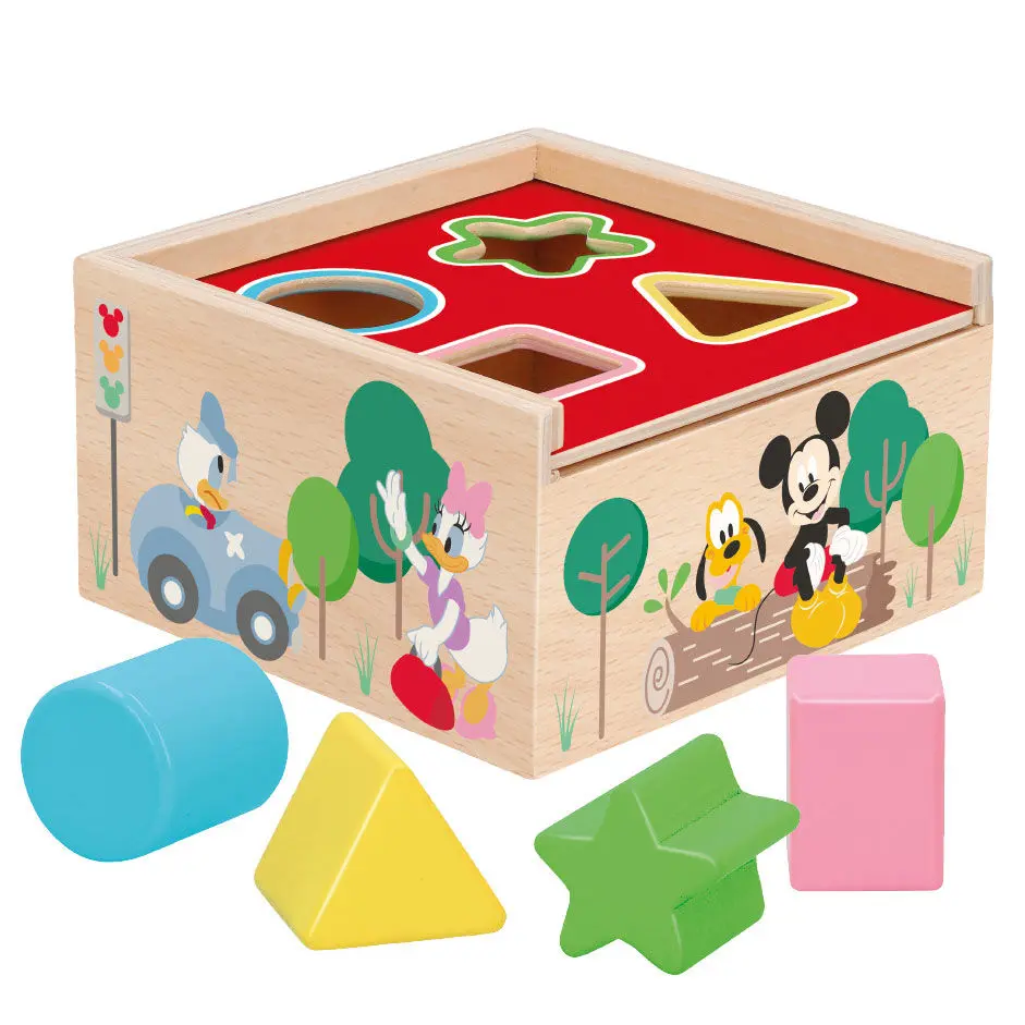 Disney Mickey Minnie wooden cube forms product photo