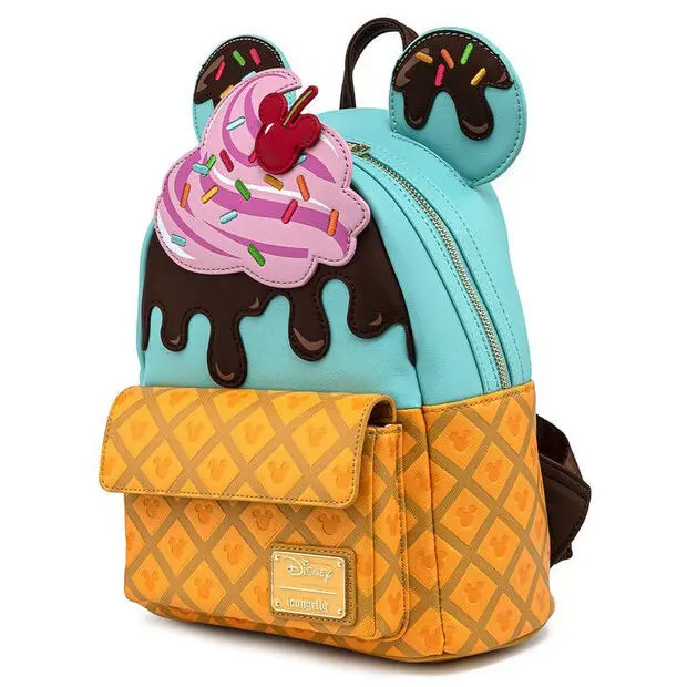 Disney by Loungefly Backpack Mickey and Minnie Sweets Ice Cream product photo