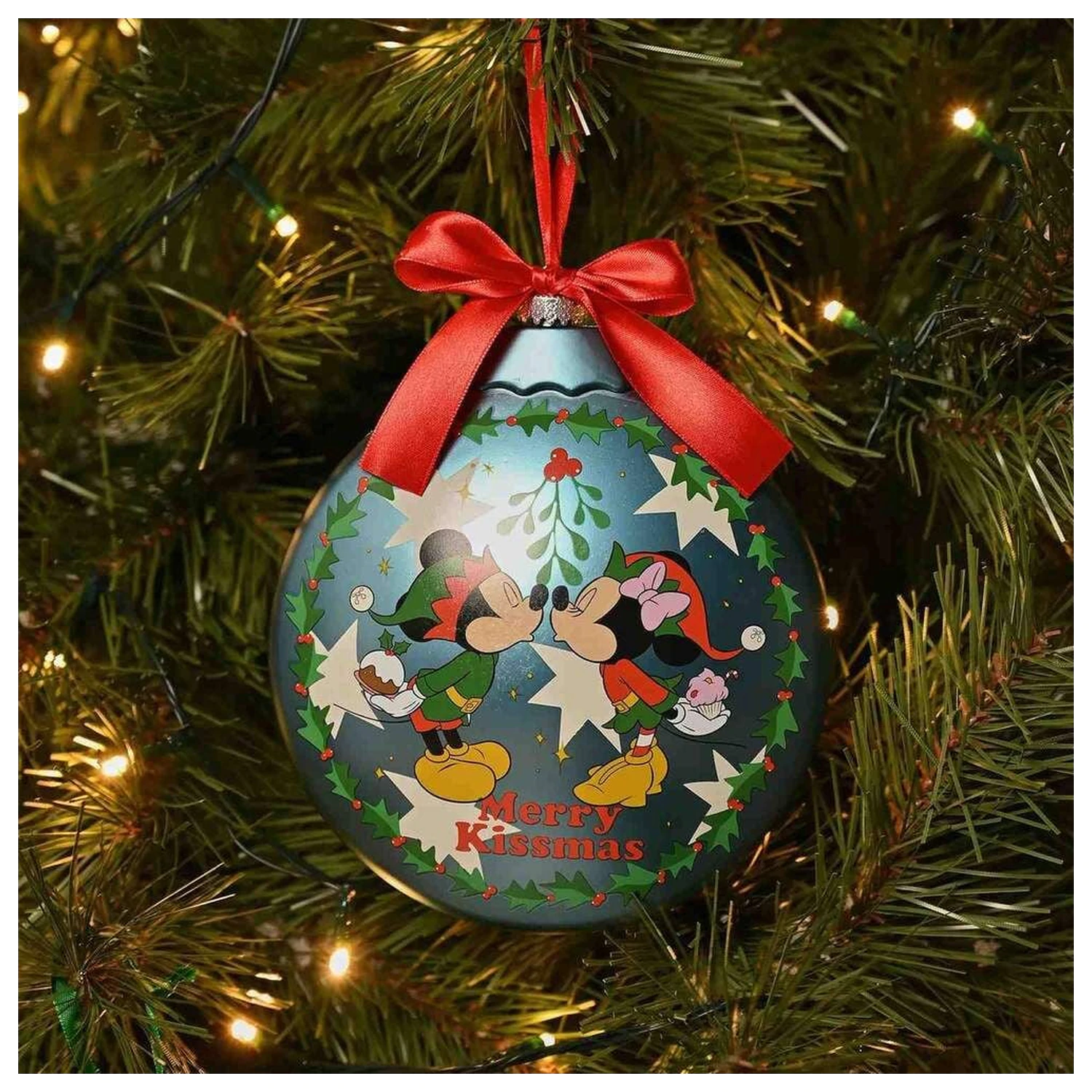 Disney Mickey & Minnie Christmas bauble product photo
