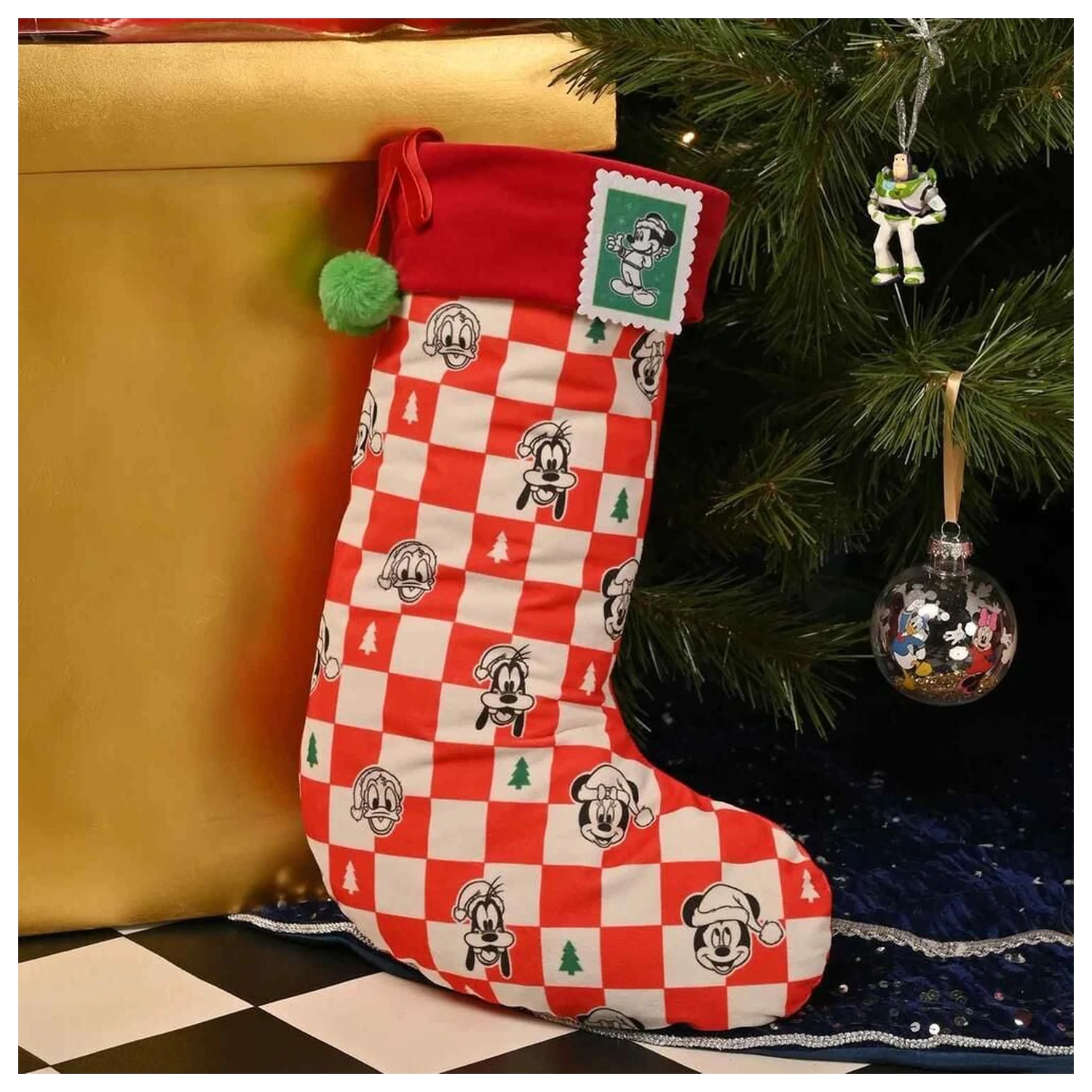 Disney Mickey & Minnie Christmas stocking product photo