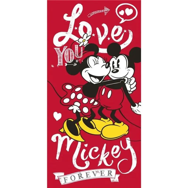 Disney Mickey Minnie Cotton Beach Towel product photo