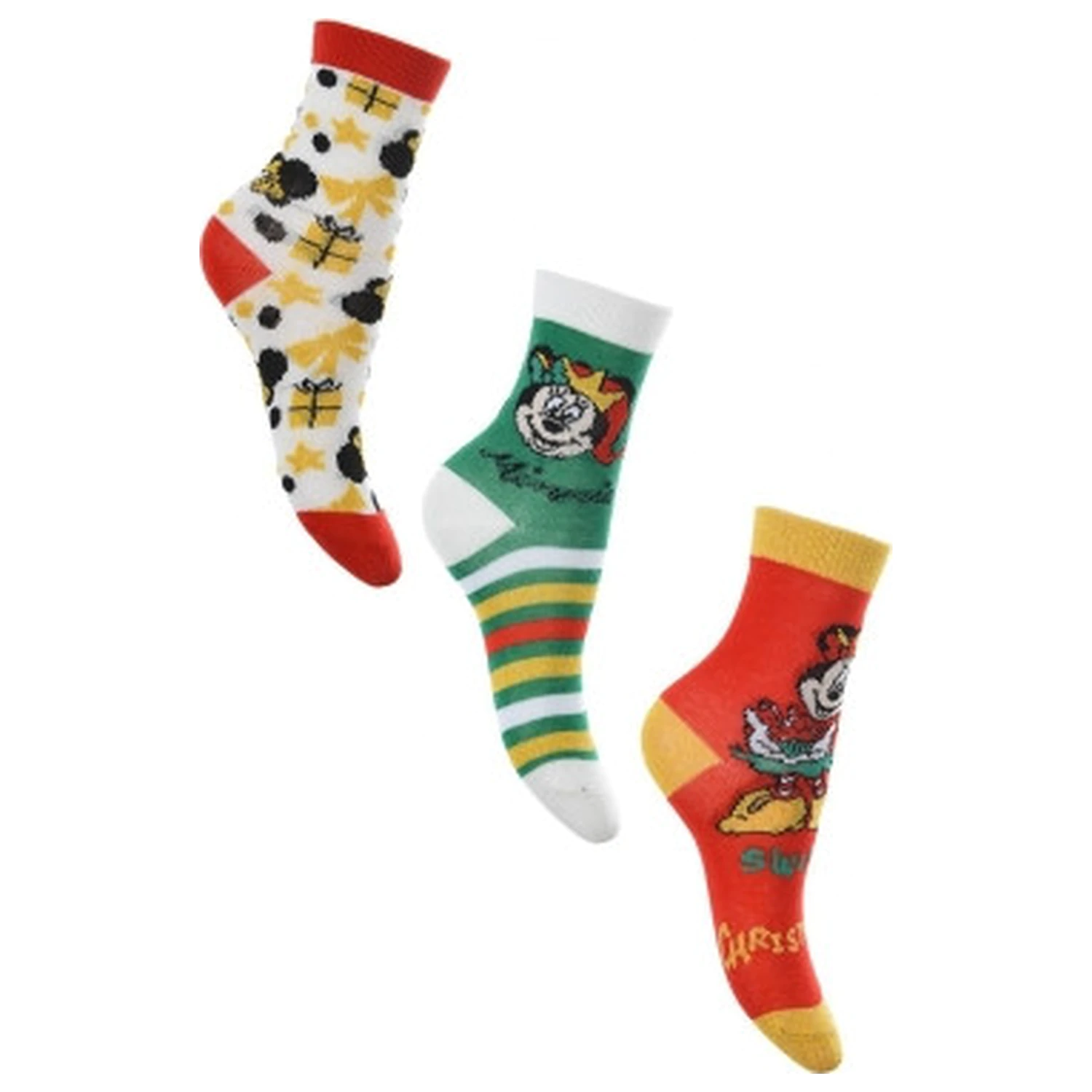 Disney Mickey, Minnie Surprise Christmas Children's Socks 23/26 product photo