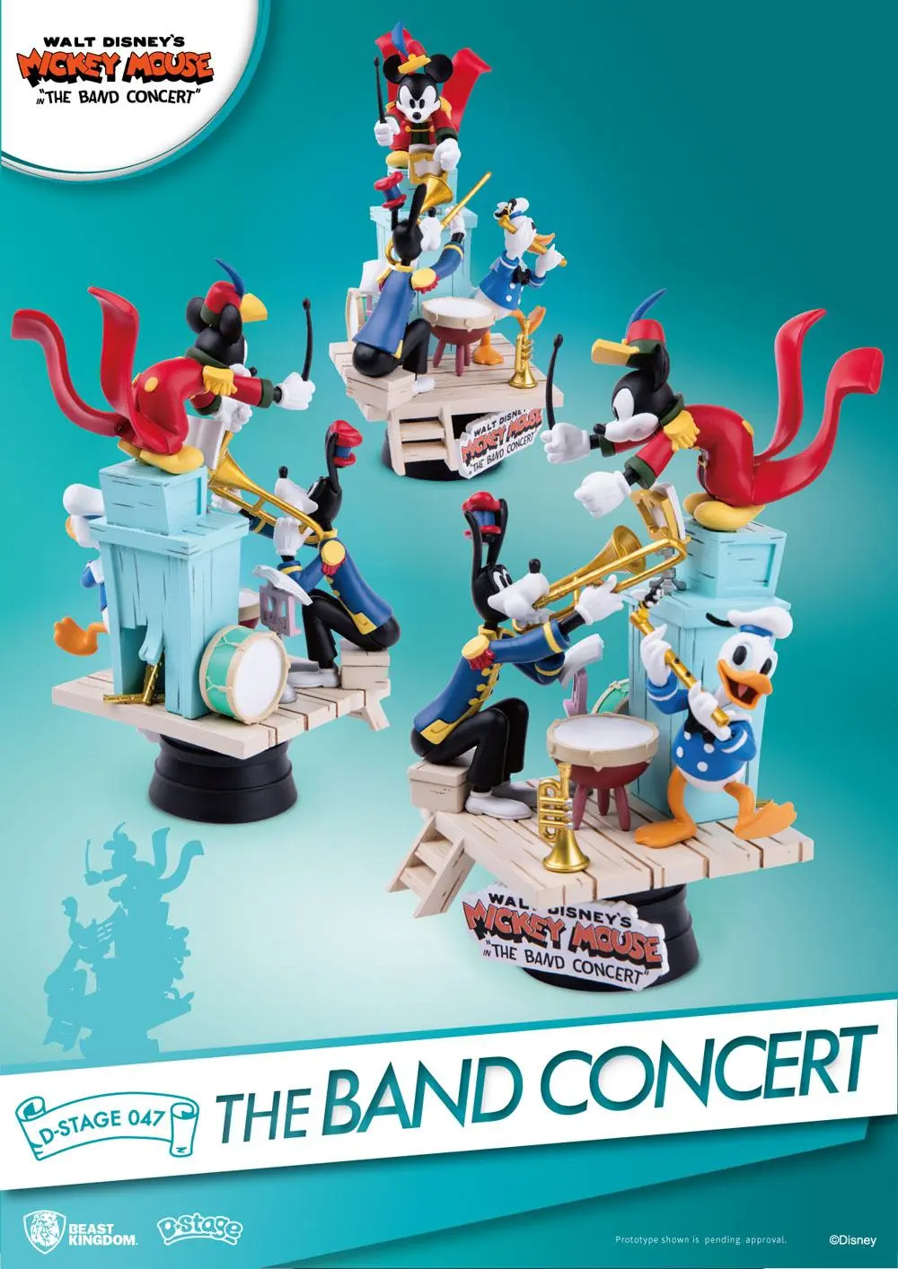 Disney Mickey Mouse D-Stage PVC Diorama The Band Concert 15 cm product photo