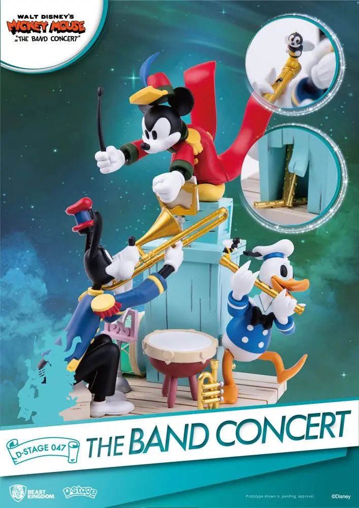 Disney Mickey Mouse D-Stage PVC Diorama The Band Concert 15 cm product photo