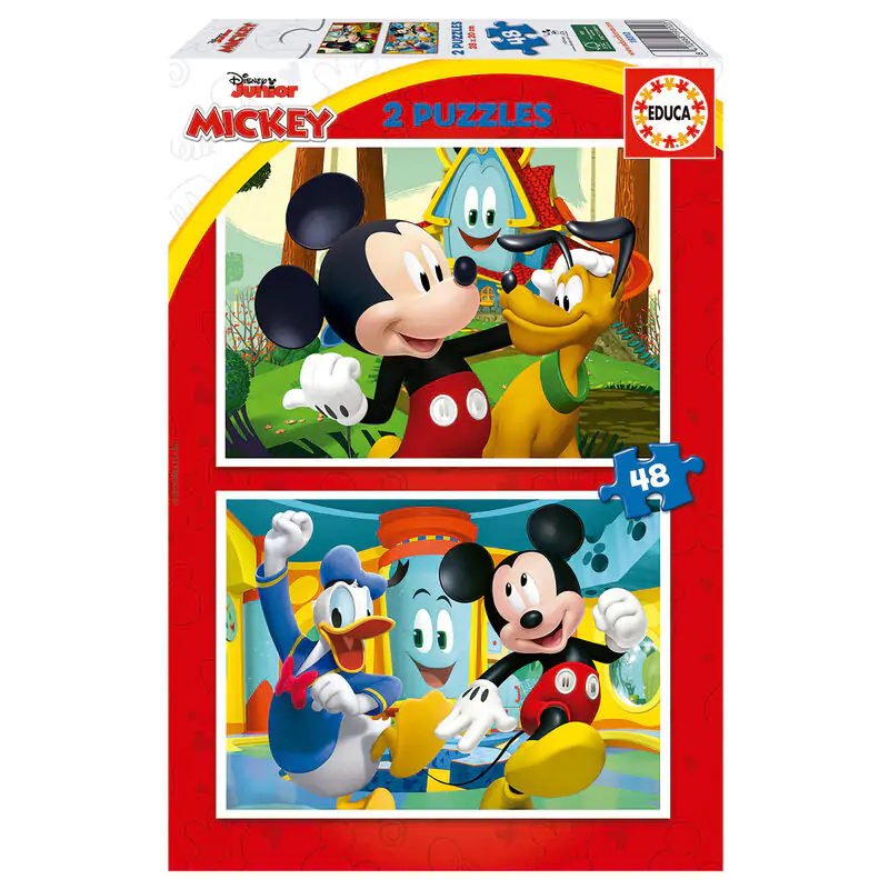 Disney Mickey Mouse Fun House puzzle 2x48pcs product photo