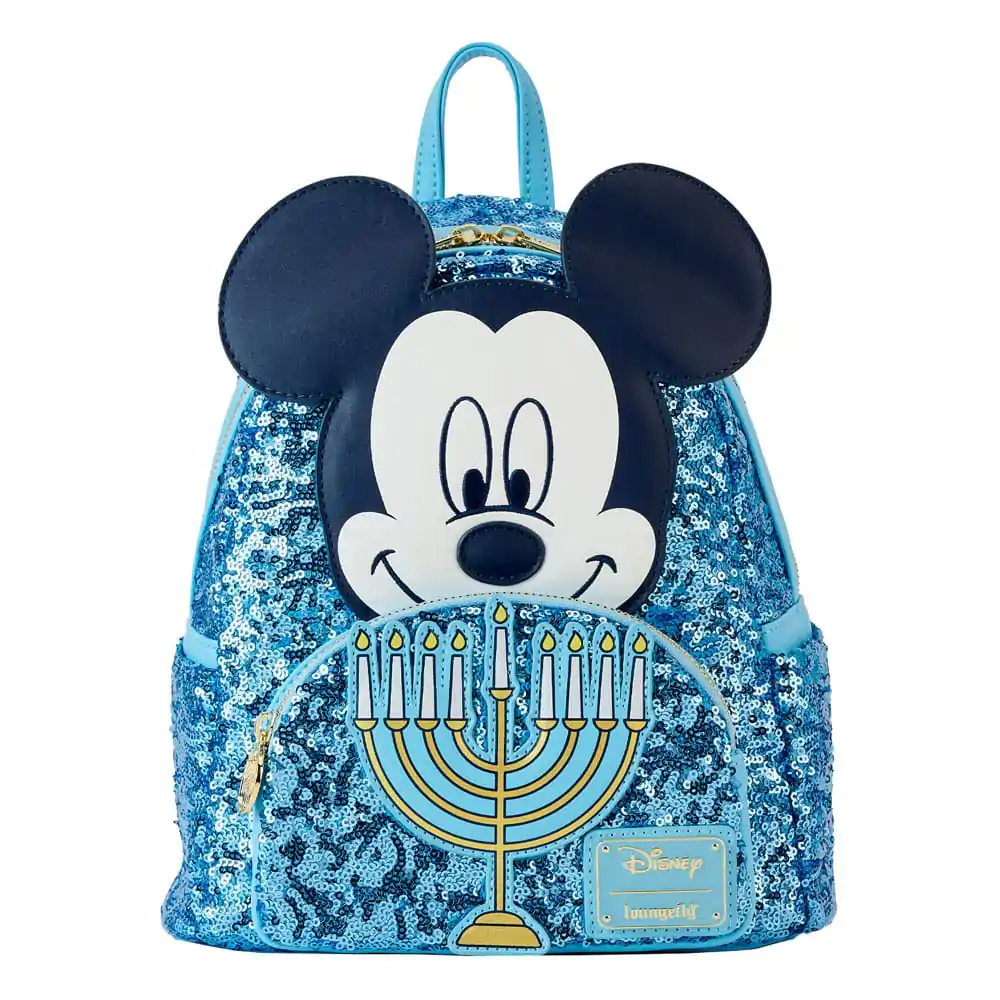 Disney by Loungefly Backpack Mickey Mouse Happy Hanukkah Menorah product photo